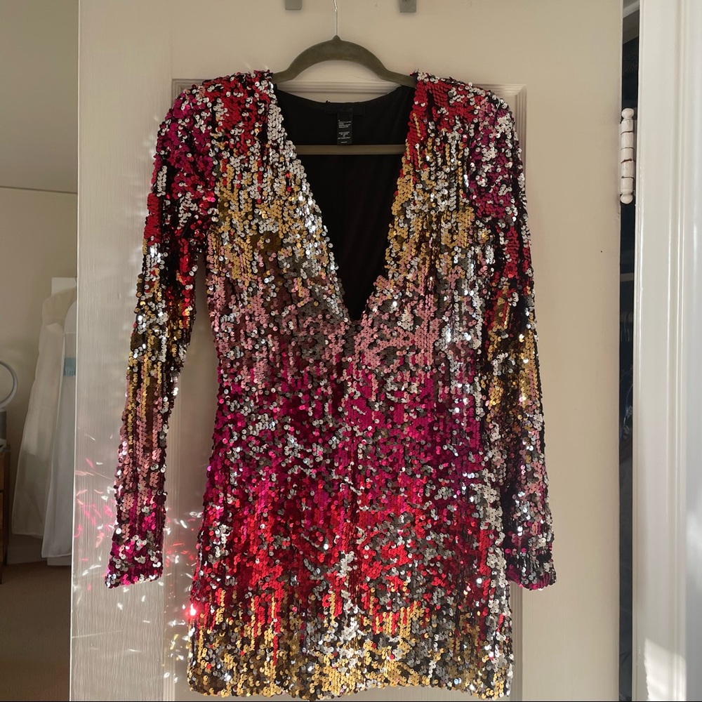 Sparkle mini dress XS